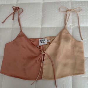 NWT princess polly tie front top